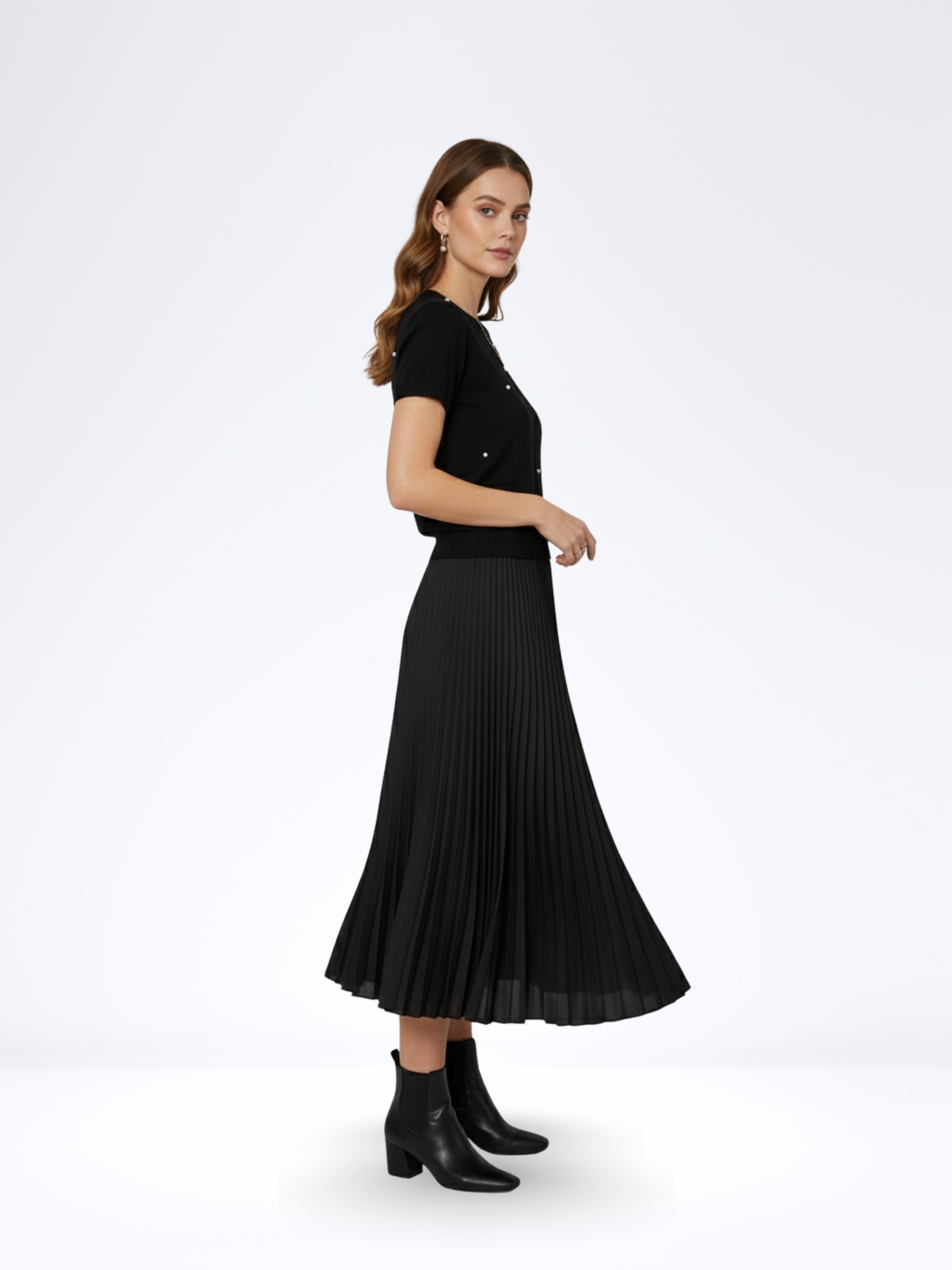 BLACK PEARLDROP SWEATSHIRT