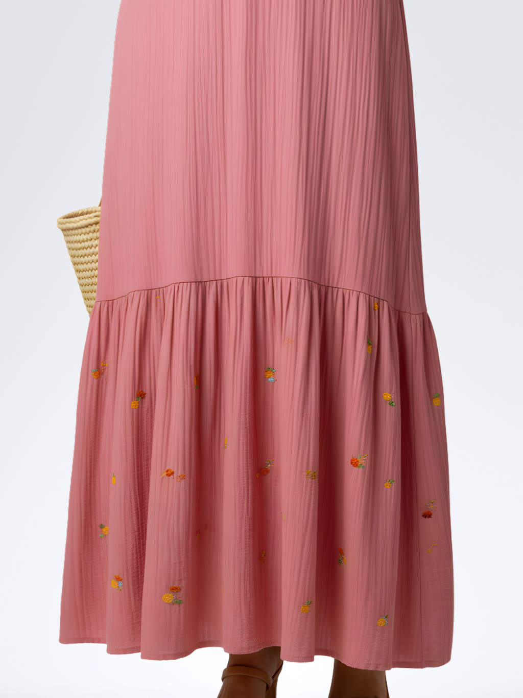 PINK FRILL & FLORA  DRESS
