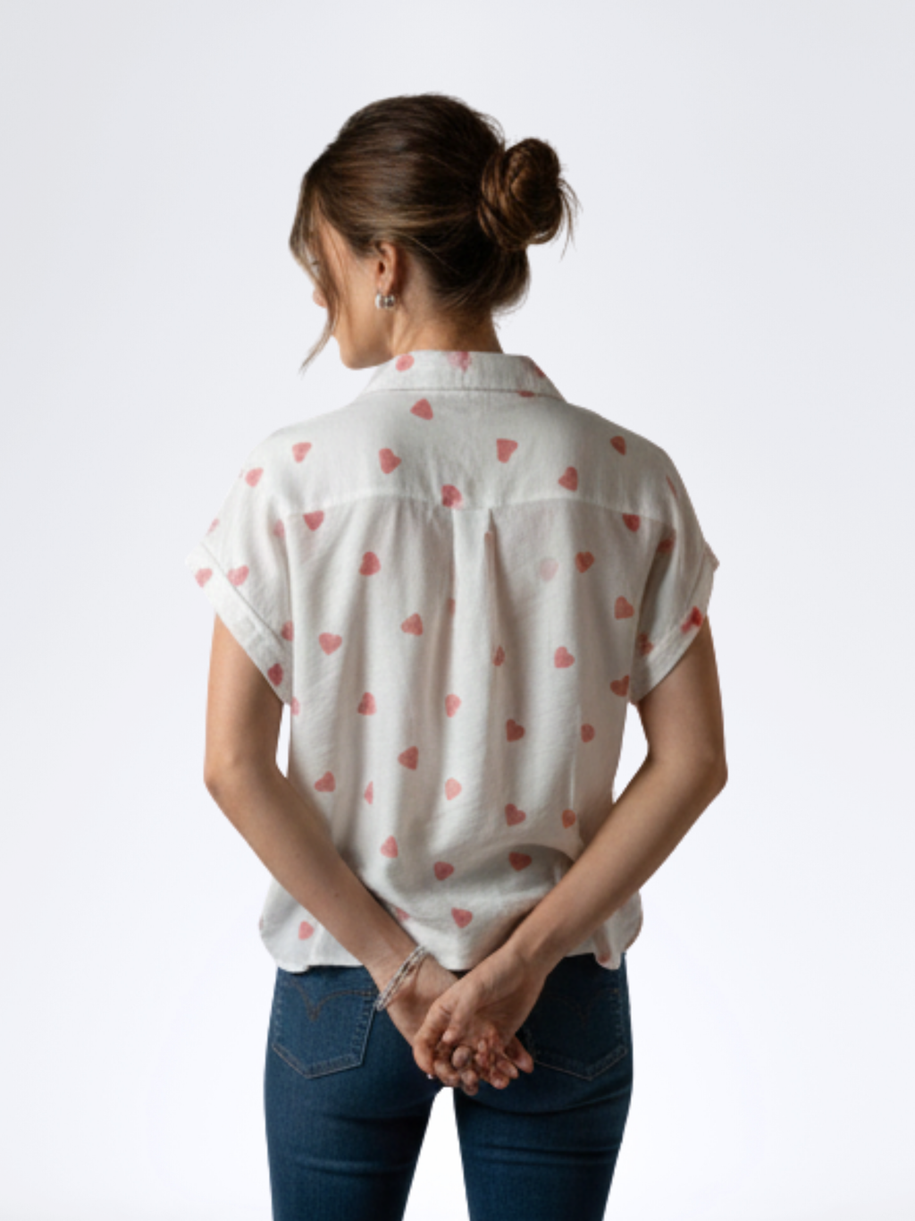 PINK QUEEN OF HEARTS TOP