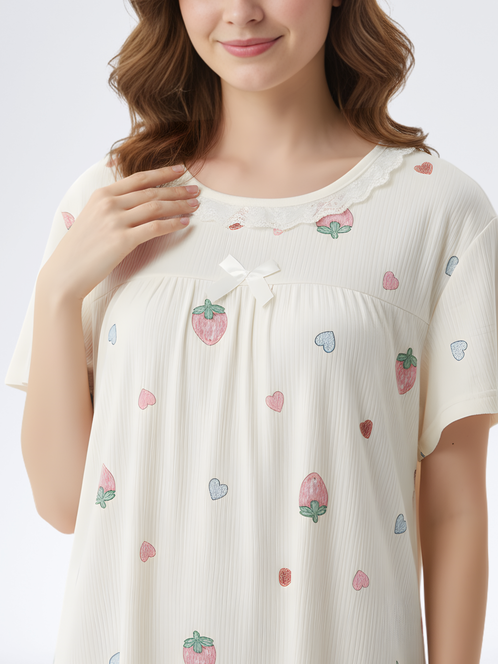 TERRY BERRY NIGHTWEAR DRESS