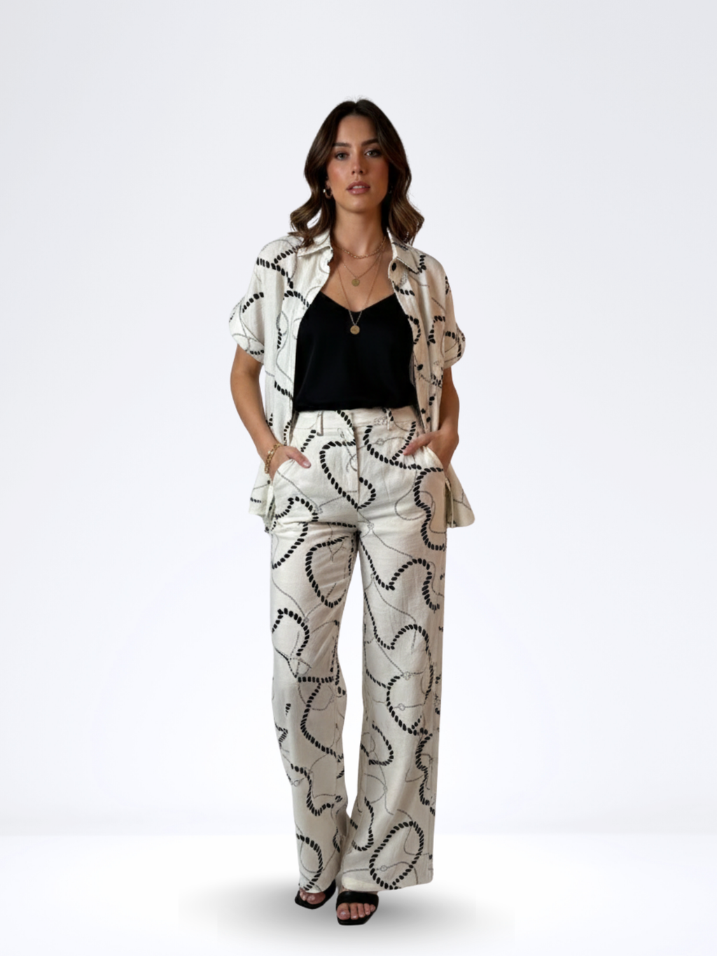 CRYSTAL & CHARCOAL COORD SET