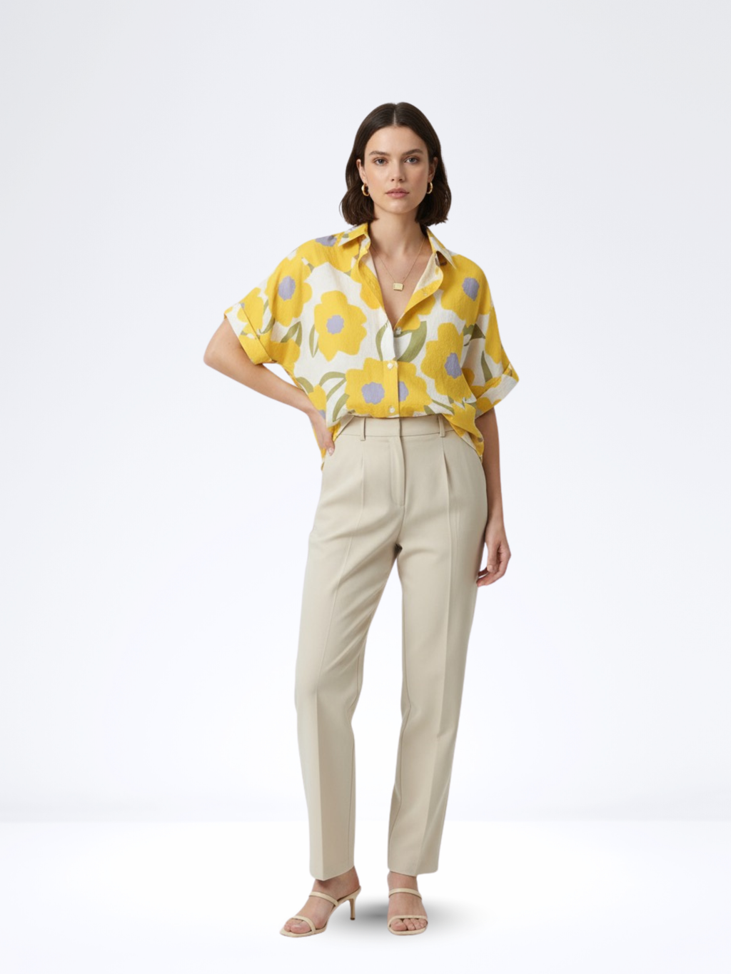 YELLOW LUSHBLOOM TOP