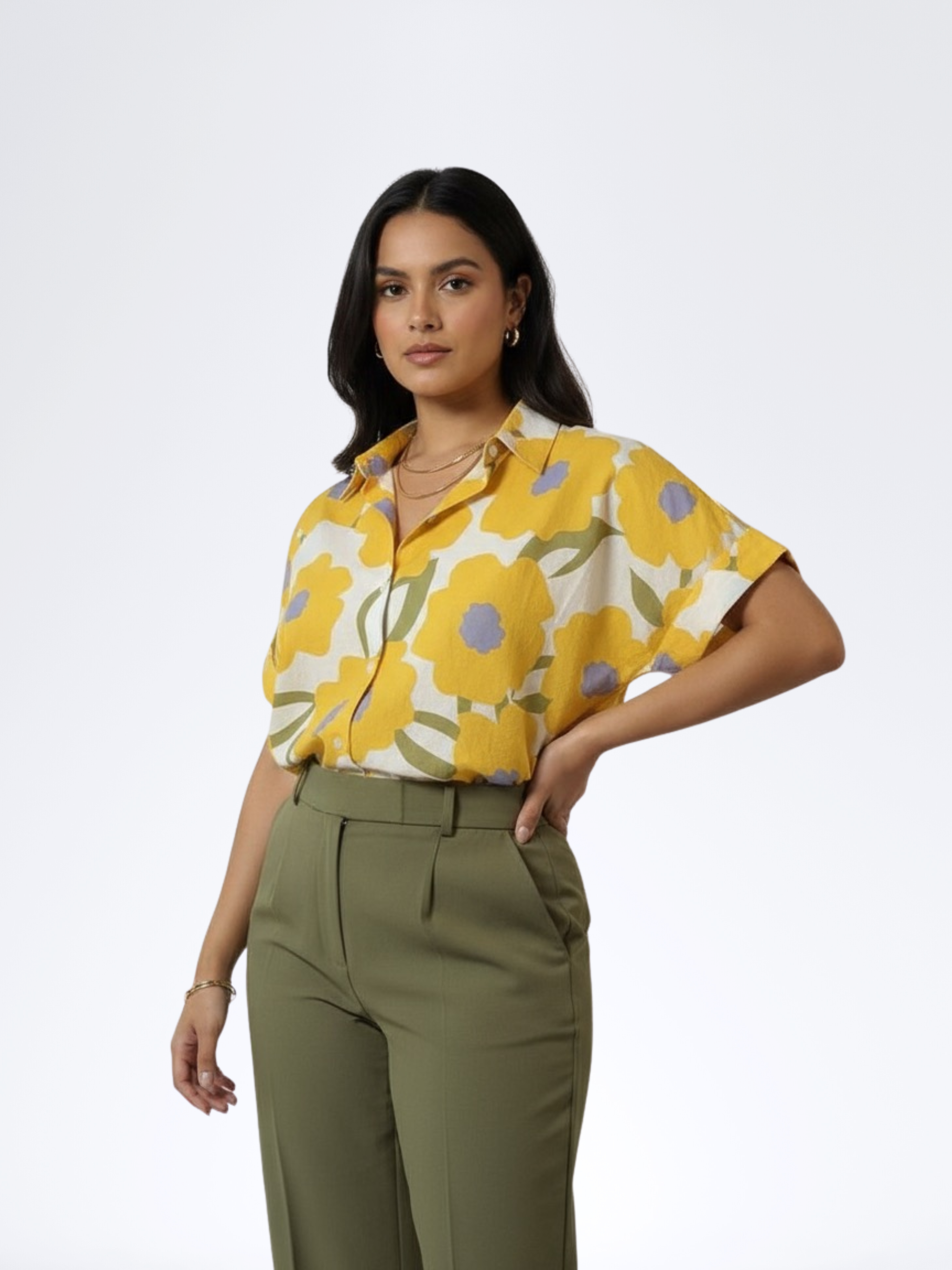 YELLOW LUSHBLOOM TOP
