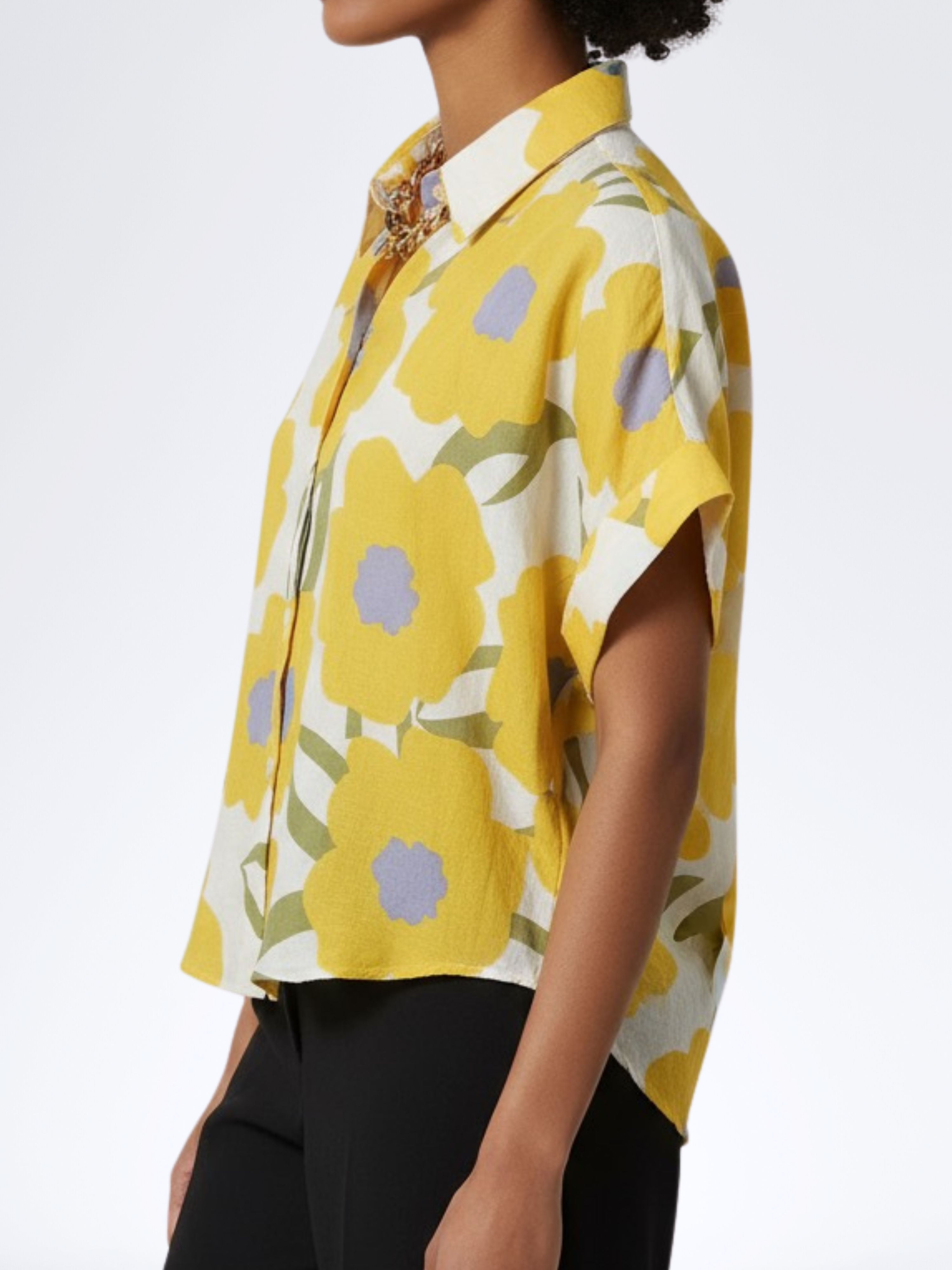 YELLOW LUSHBLOOM TOP