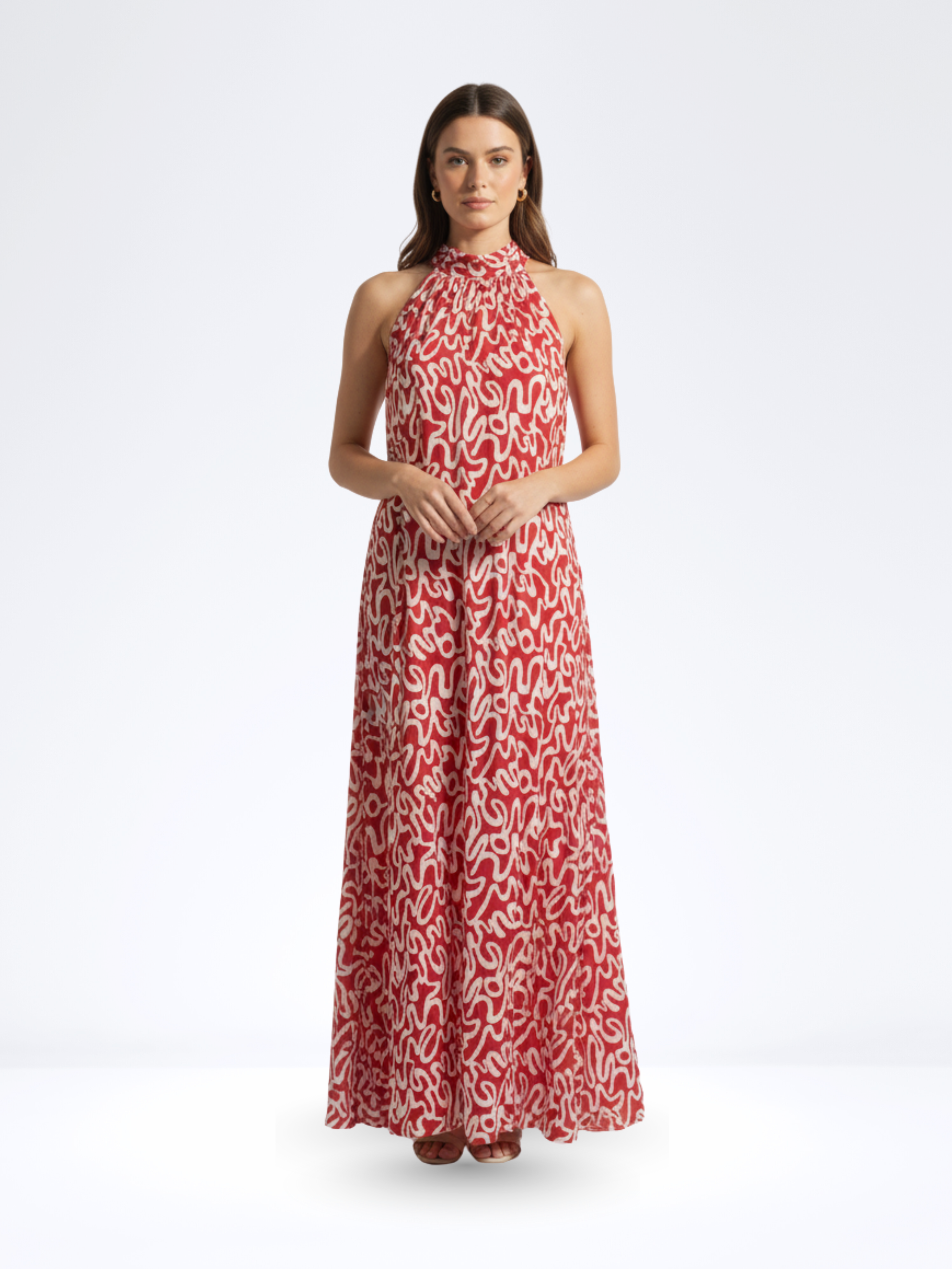 RED SUMMERMUSE DRESS