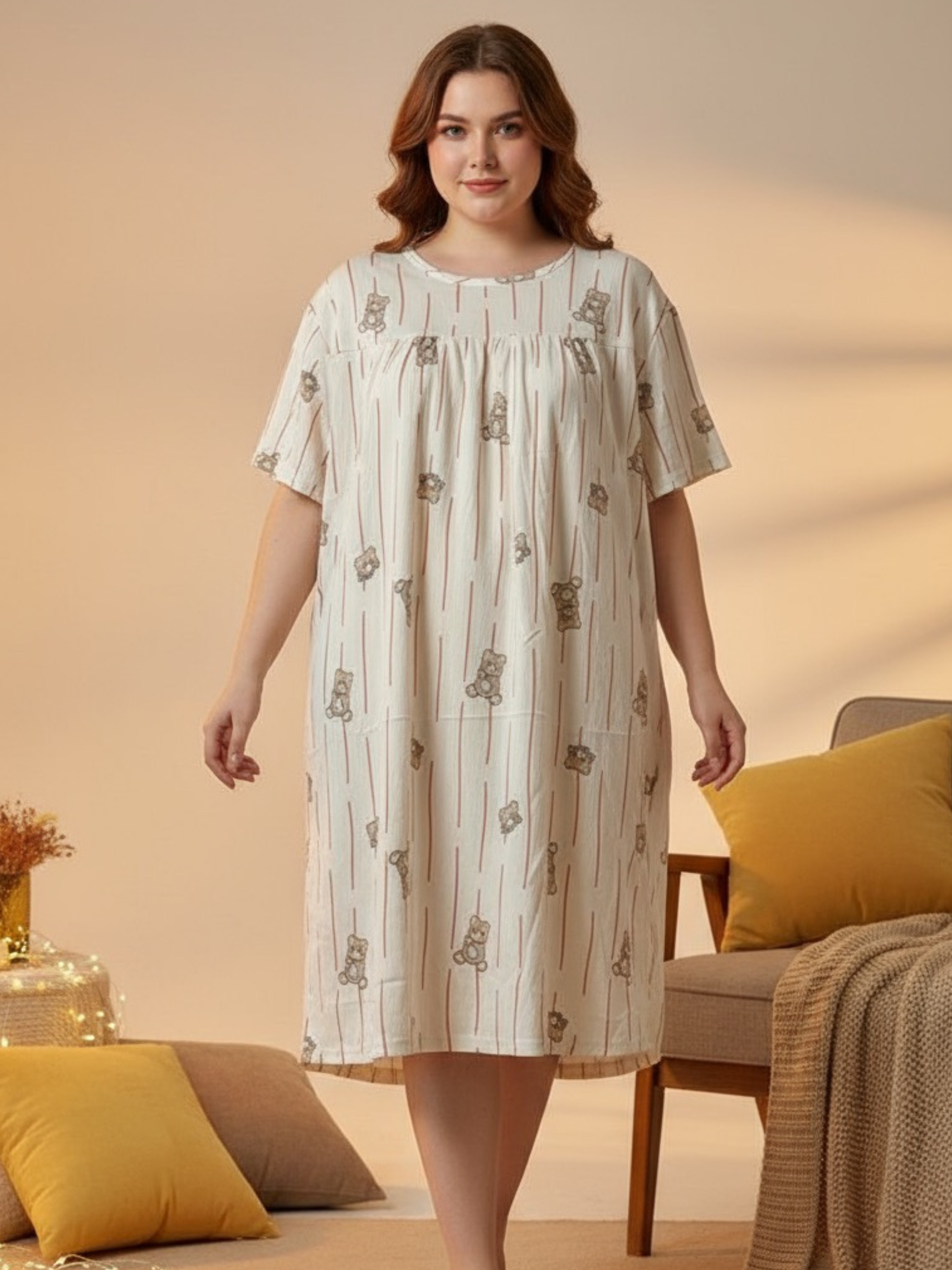 HUG-A-BEAR NIGHTWEAR DRESS