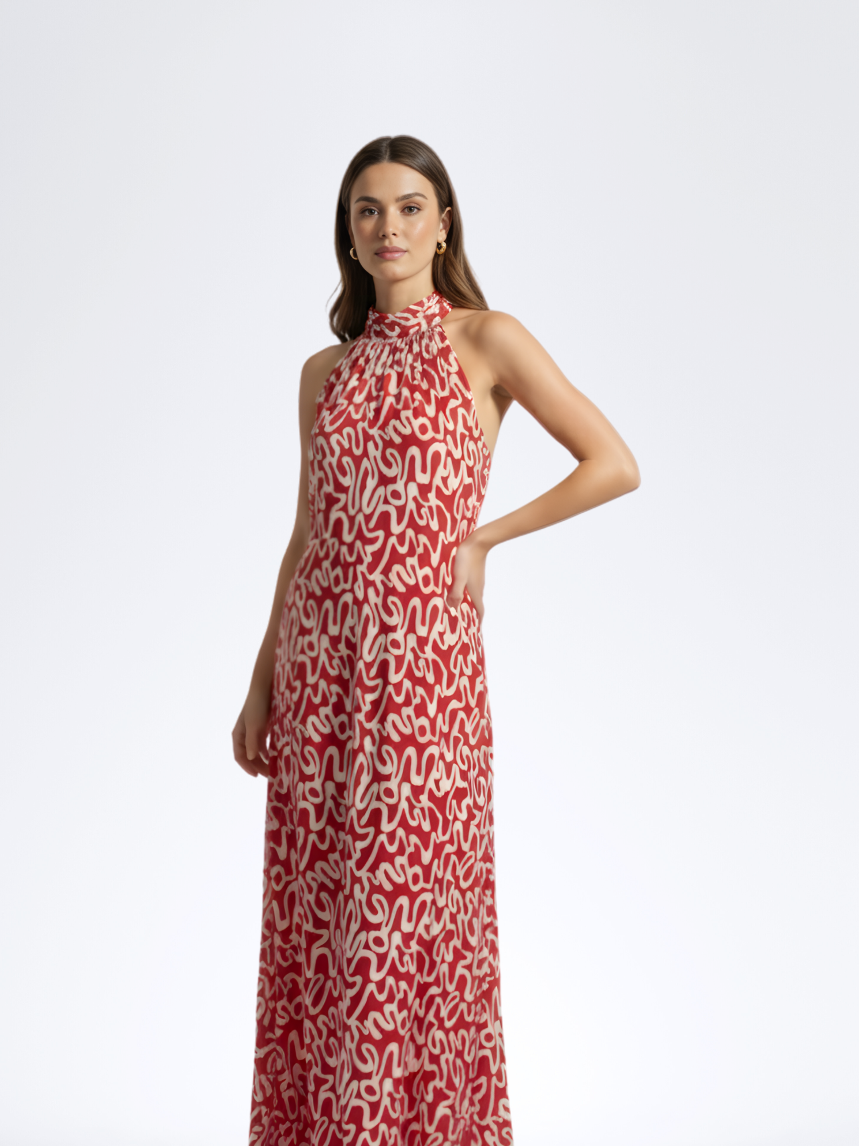 RED SUMMERMUSE DRESS