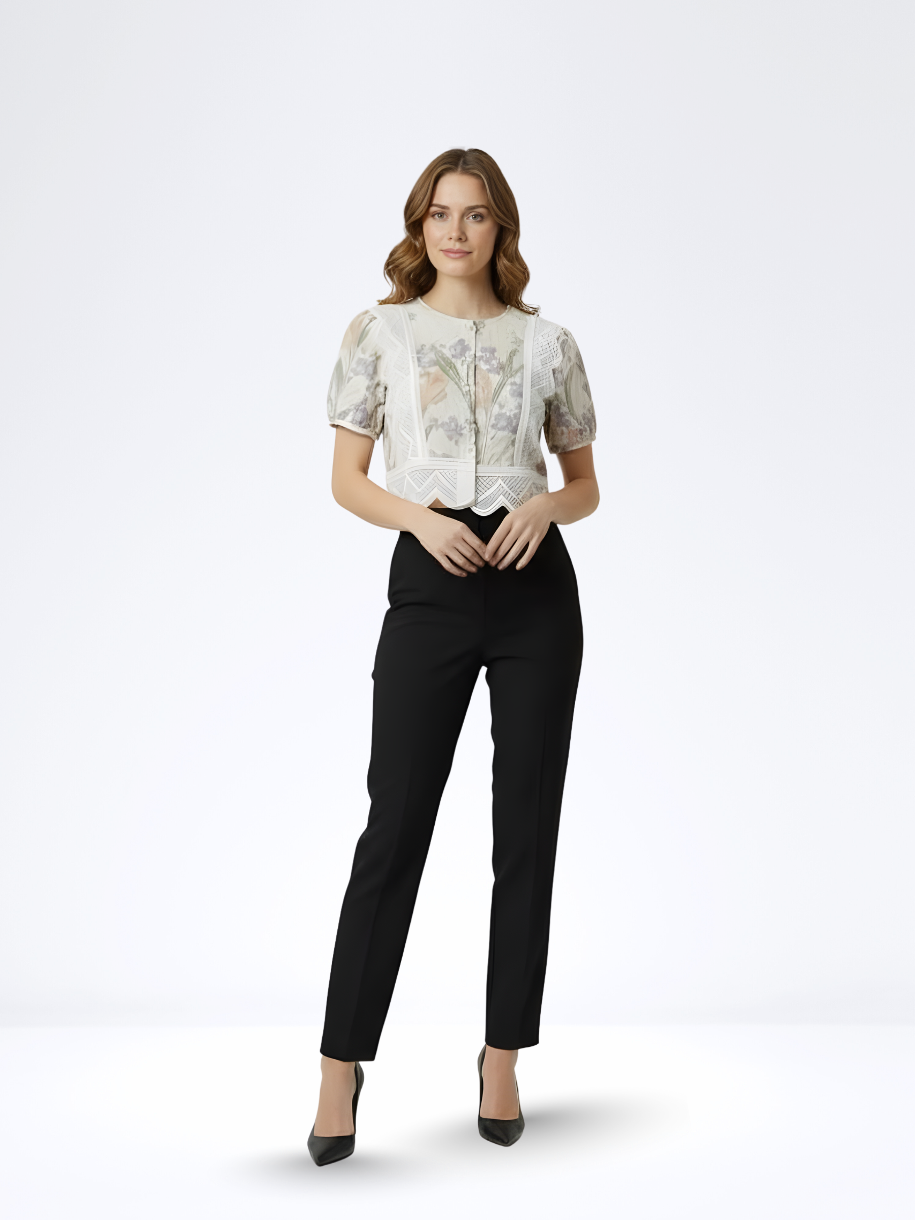 LAVENDER FLORELLE TOP