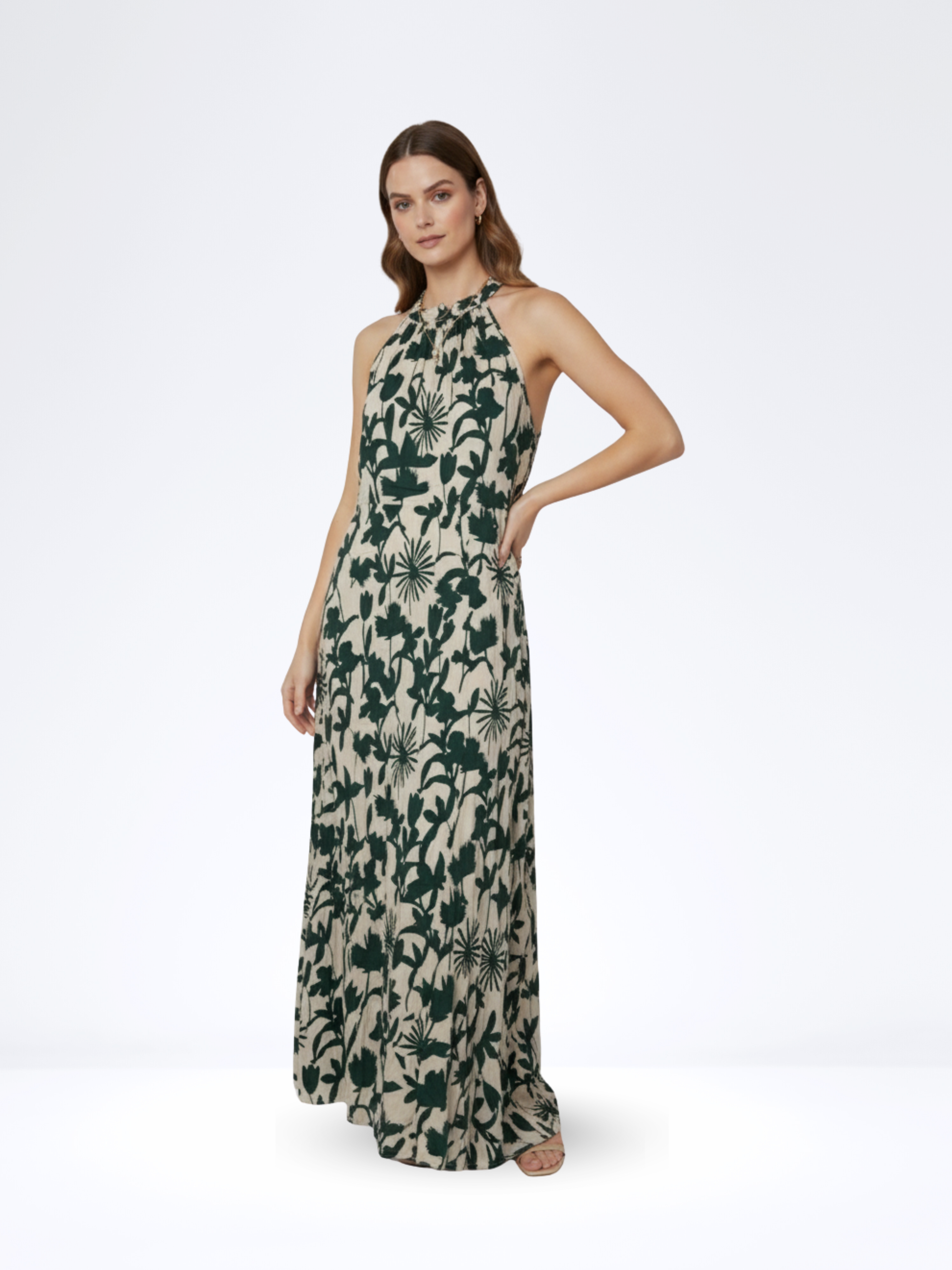 GREEN PAMERA DRESS