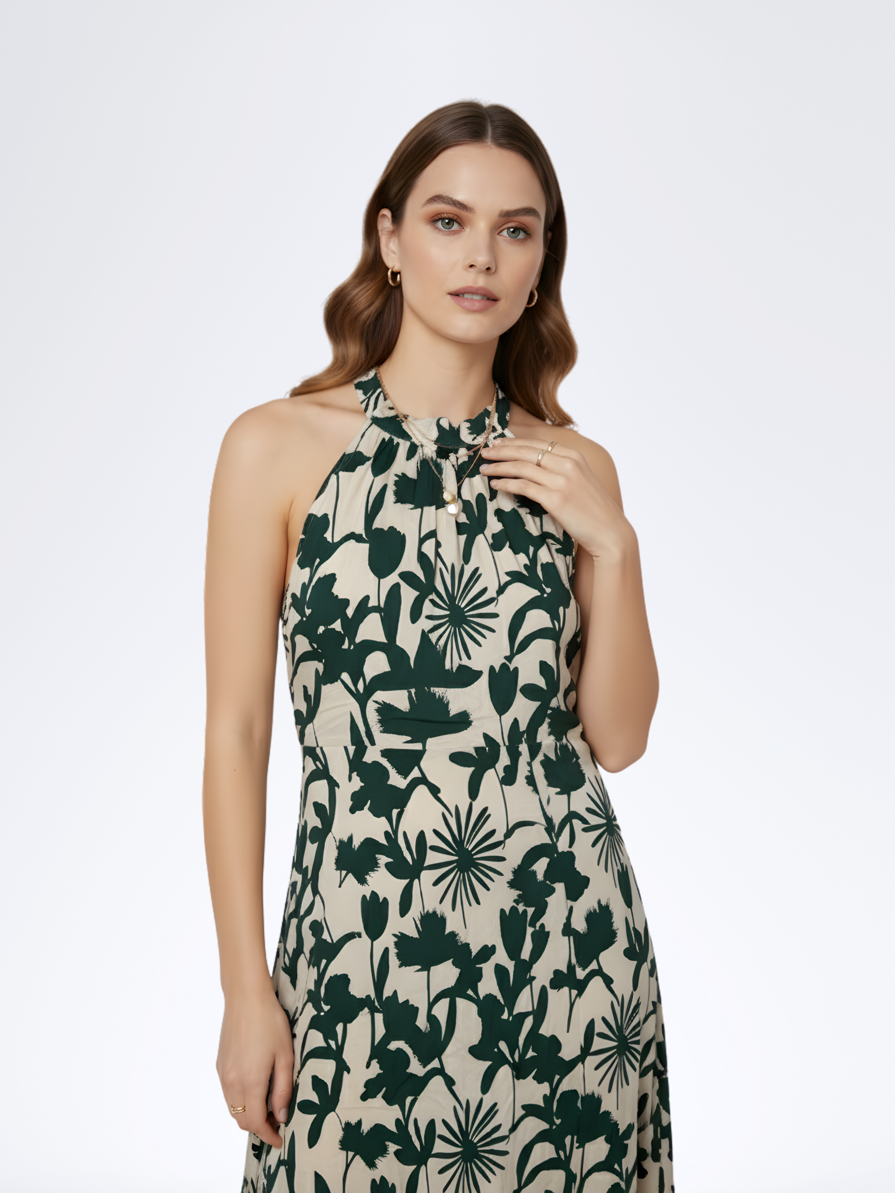 GREEN PAMERA DRESS