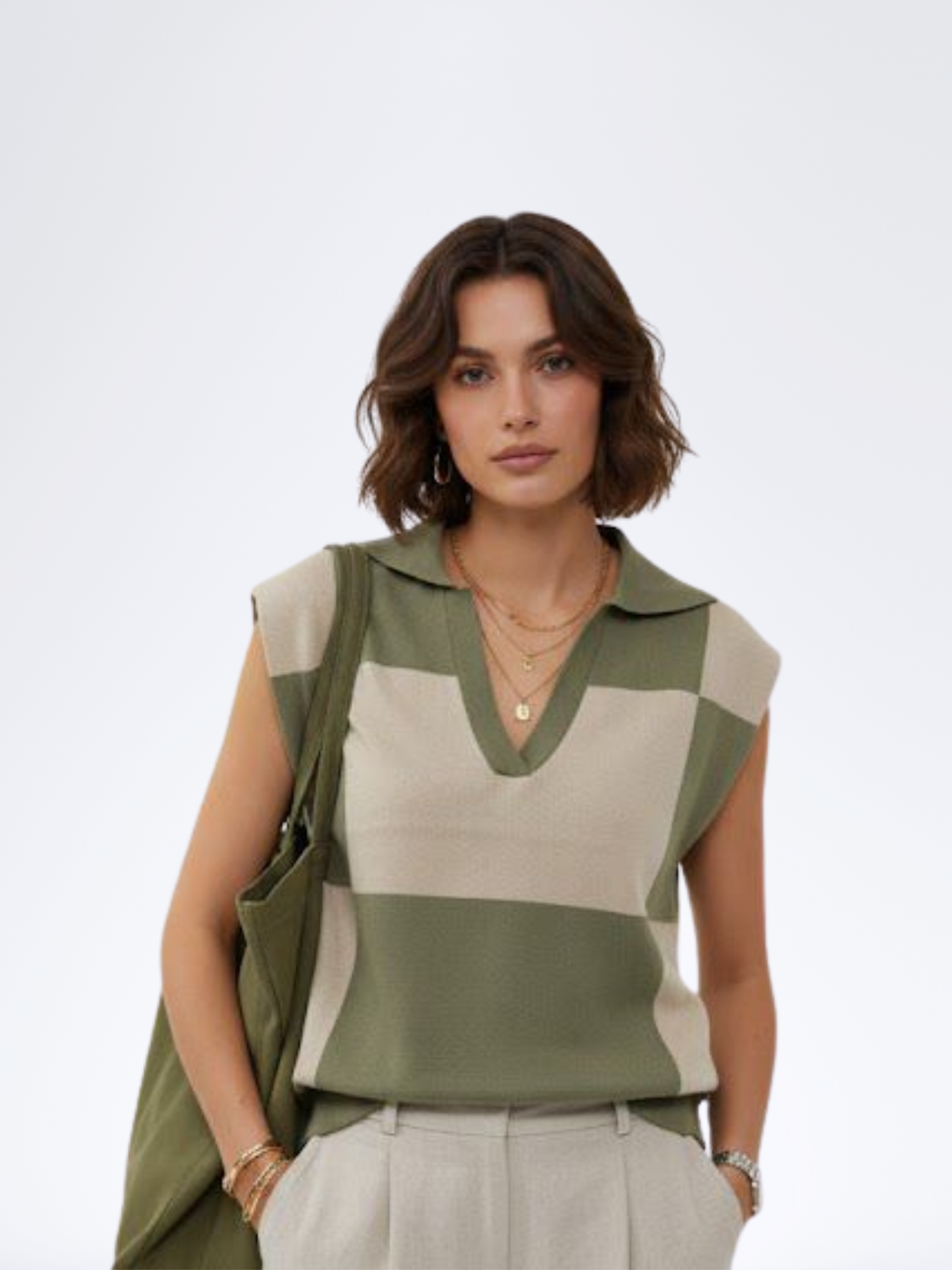 SAGE GREEN CHECK & CHILL